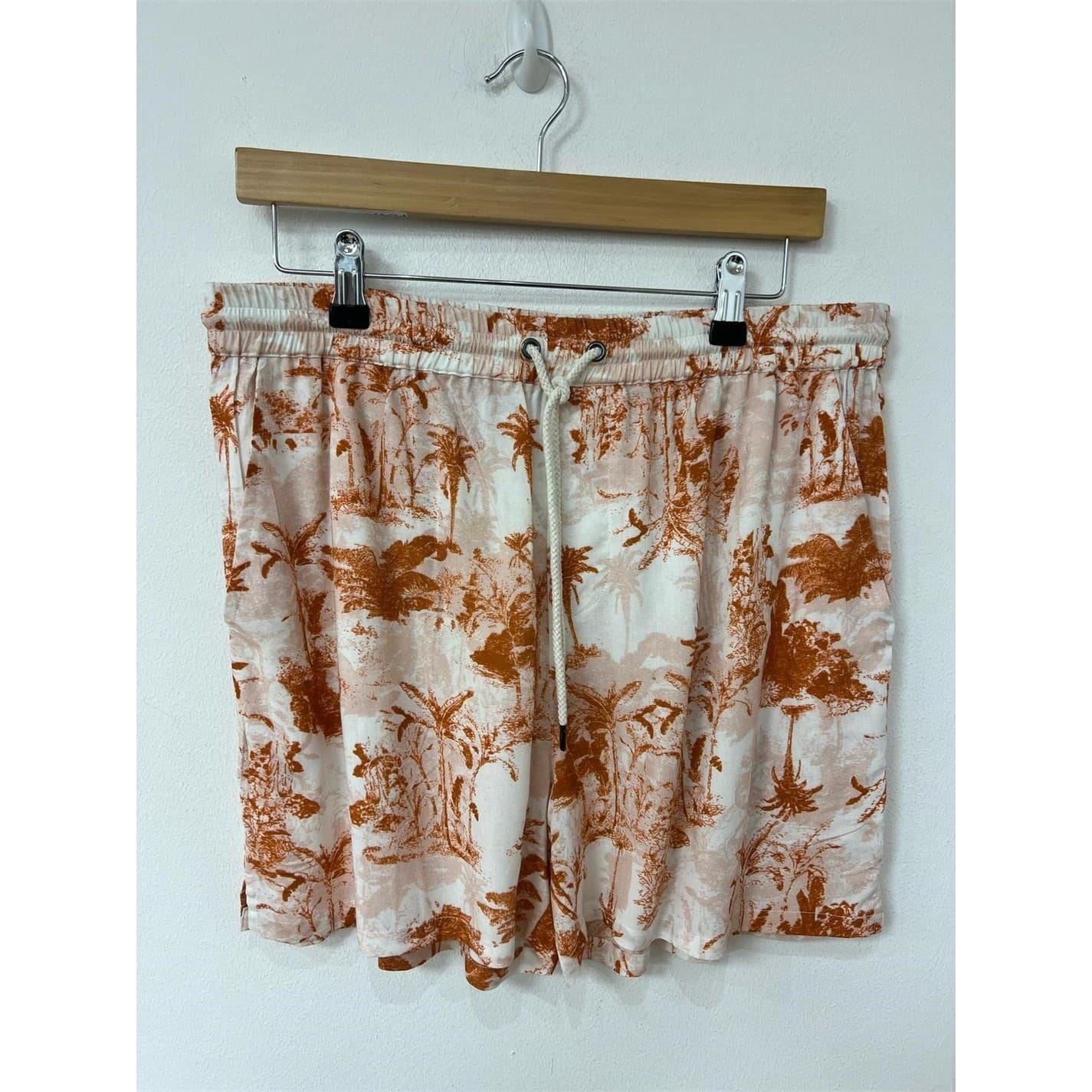 Another Influence Drawstring Floral Bermuda Shorts