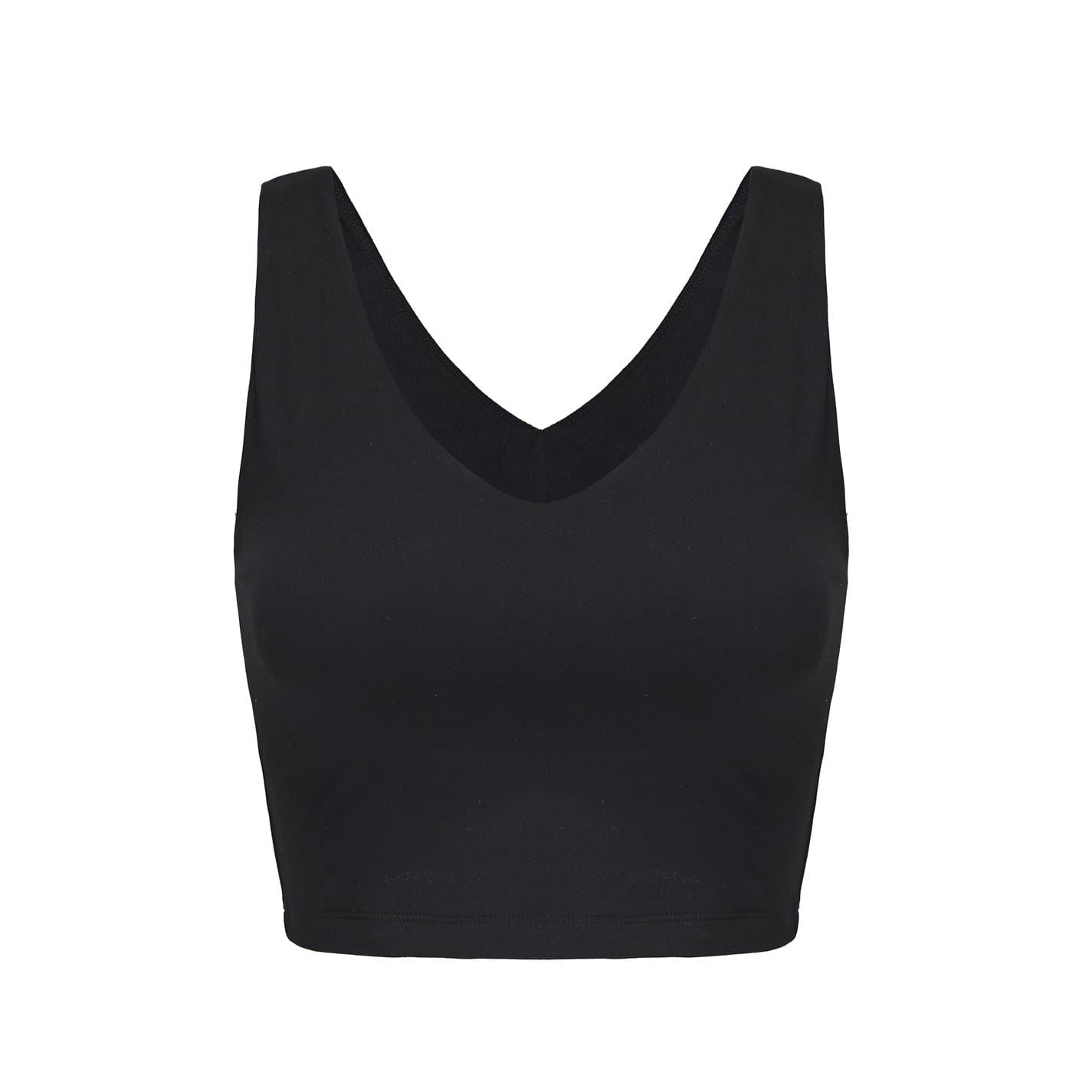 LA Gear Med Impact Cropped Snug Fit Bra