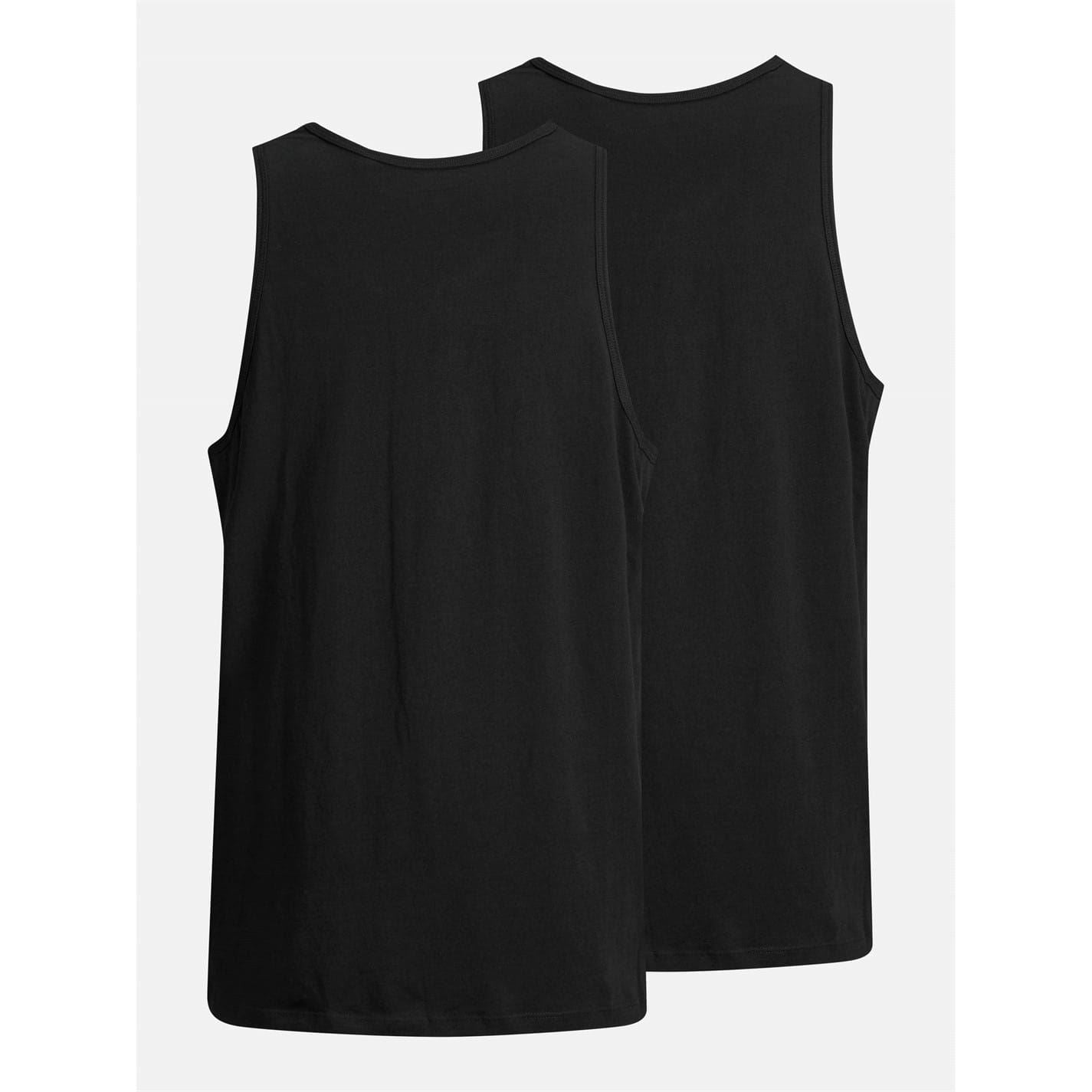 Jack and Jones 2 Pack Scoop Neck Box Tank
