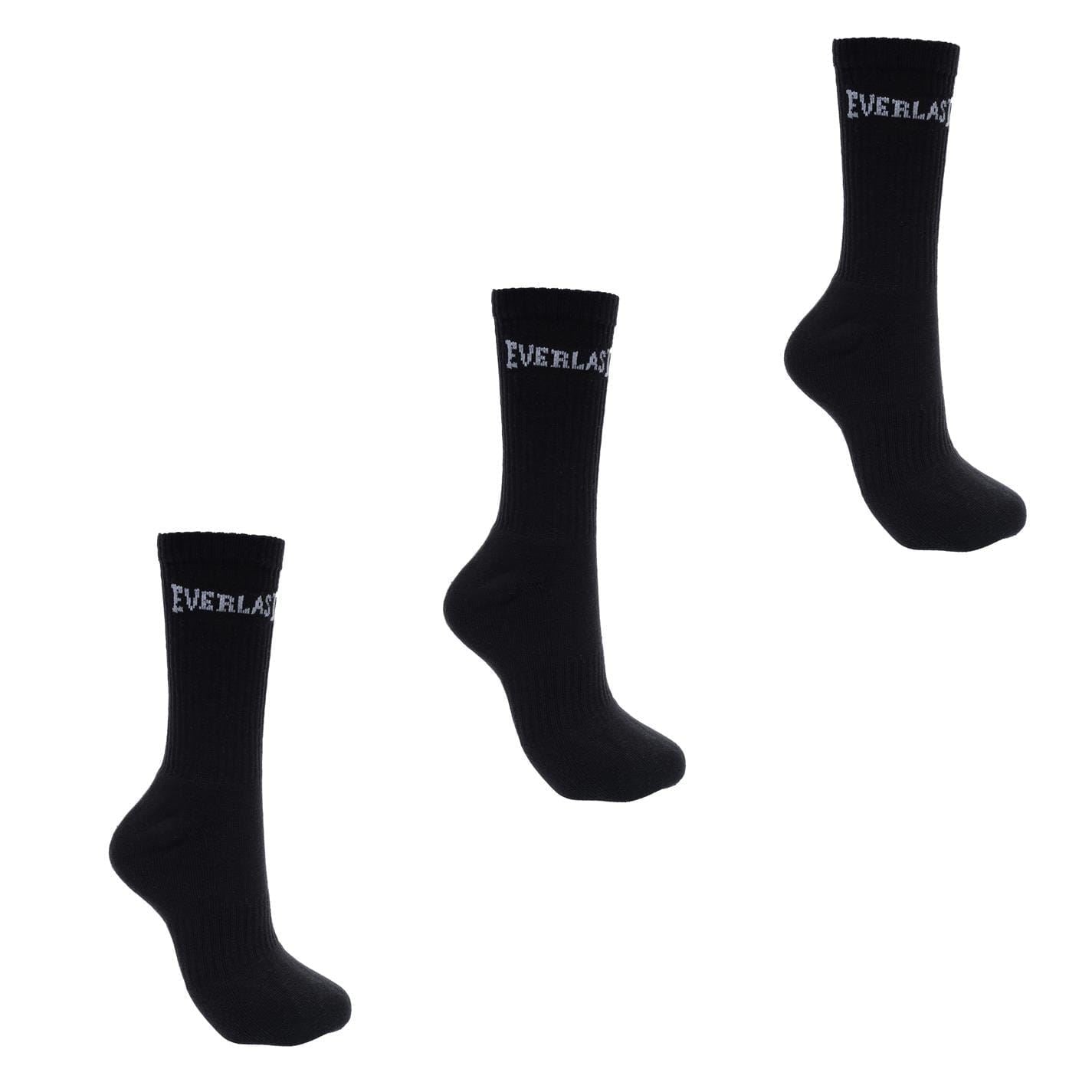 Everlast Mens 3 Pack Crew Socks