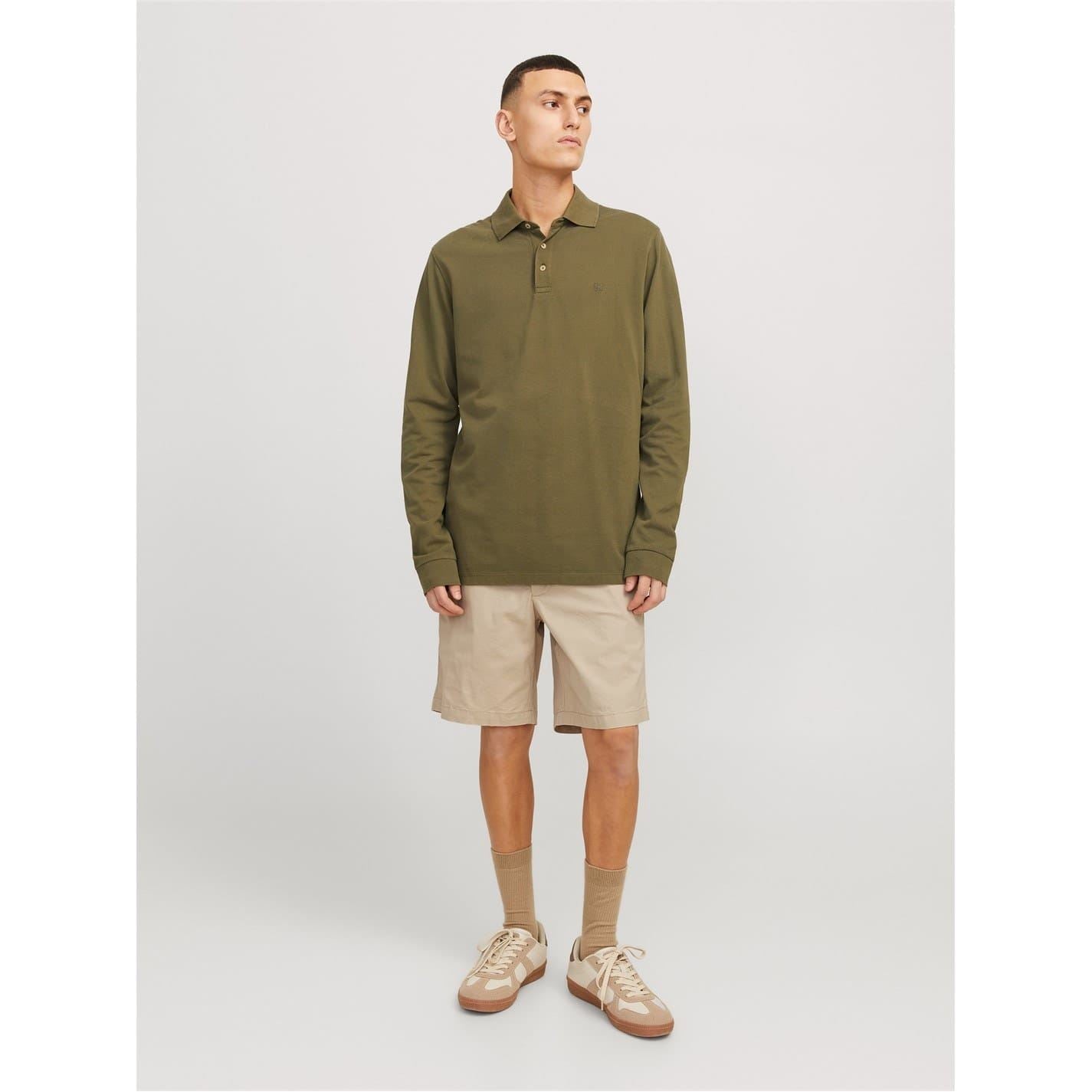 Jack and Jones Solid Patterned Bermuda Shorts