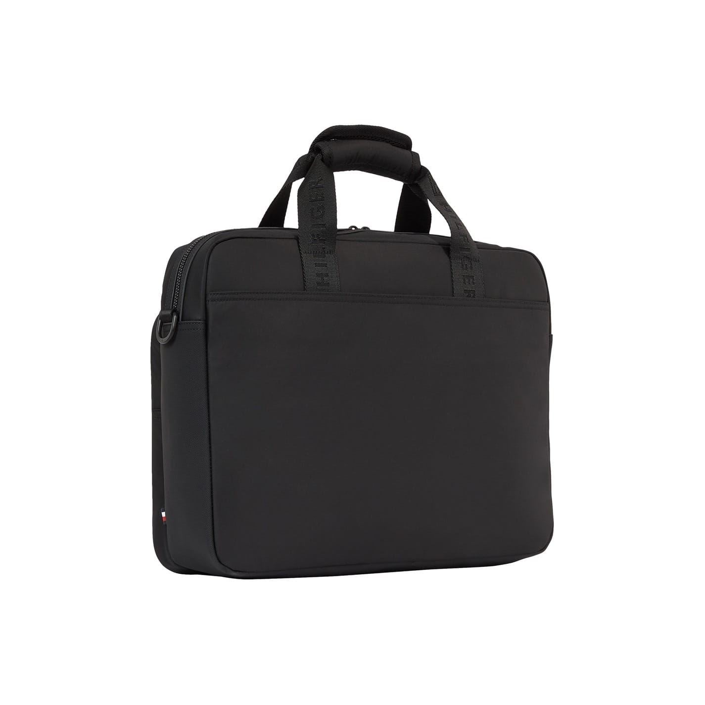 Tommy Hilfiger Laptop Handbag with Detachable Strap