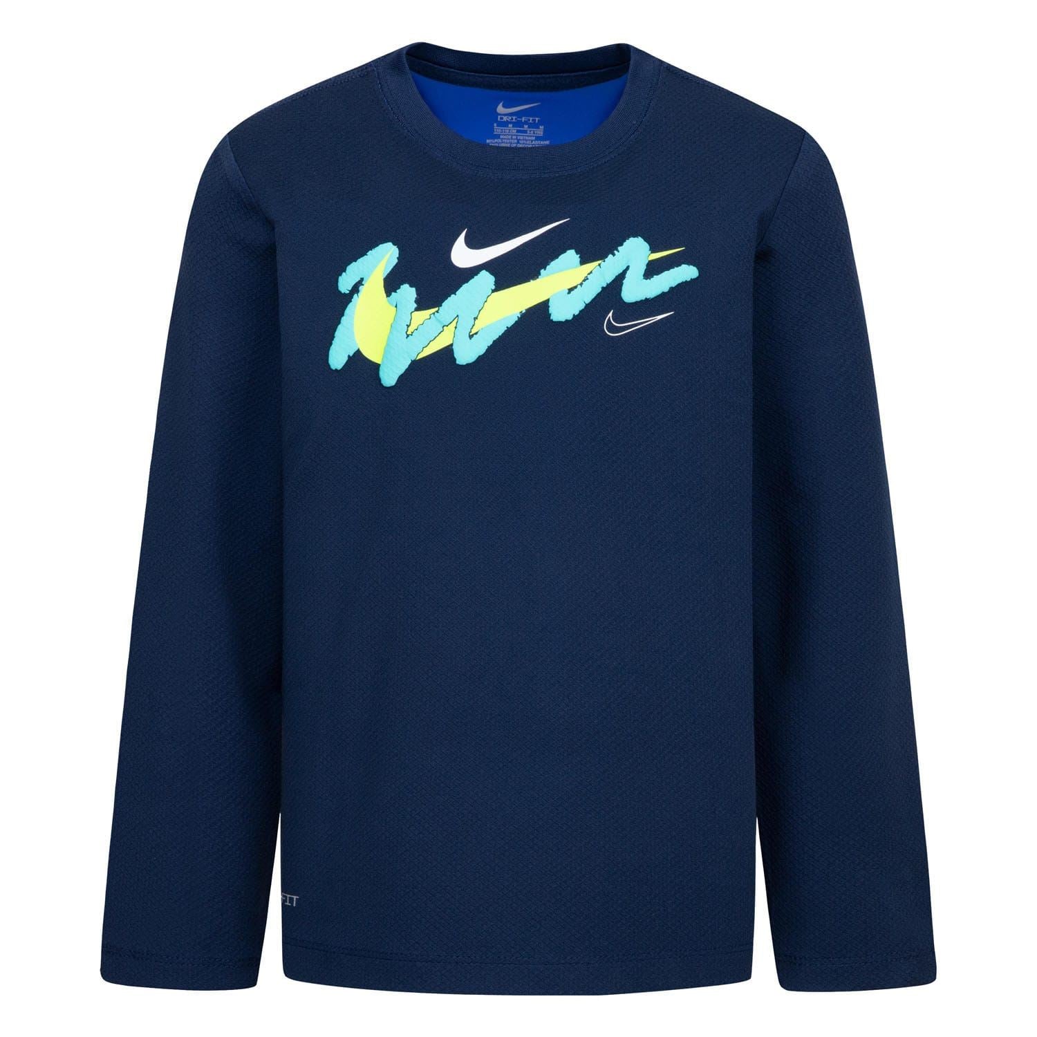 Nike Juniors Dri-Fit Swoosh Bicolor T-Shirt