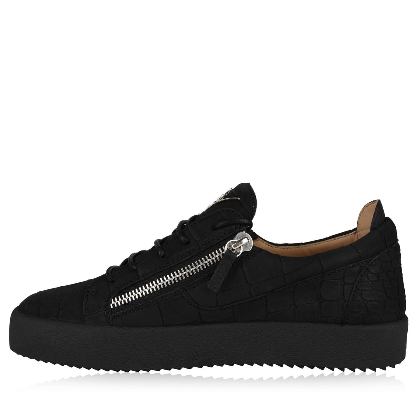 Giuseppe Zanotti Matte Crocodile Effect May Trainers