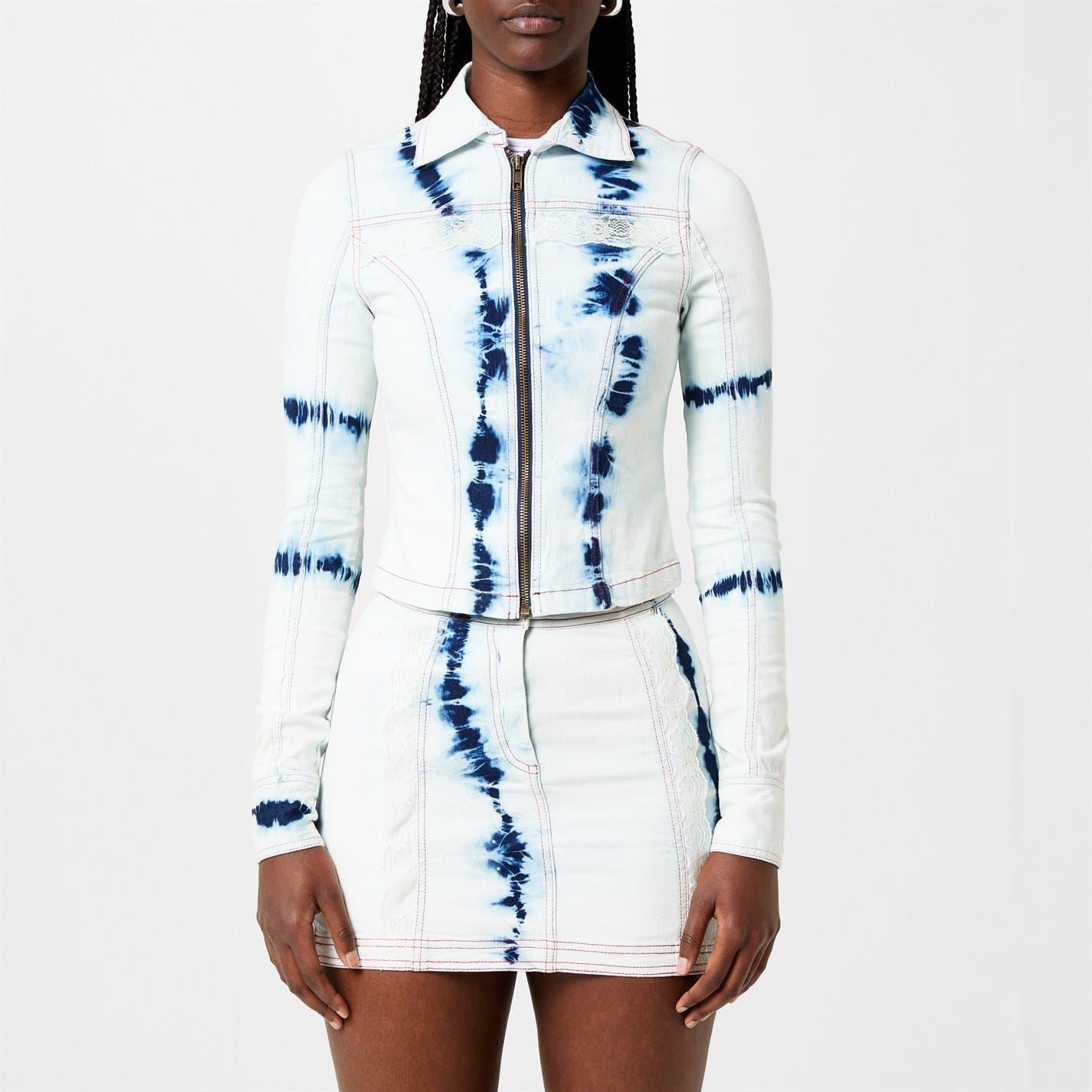 Sinead Gorey Acid Wash Slim Fit Denim Jacket