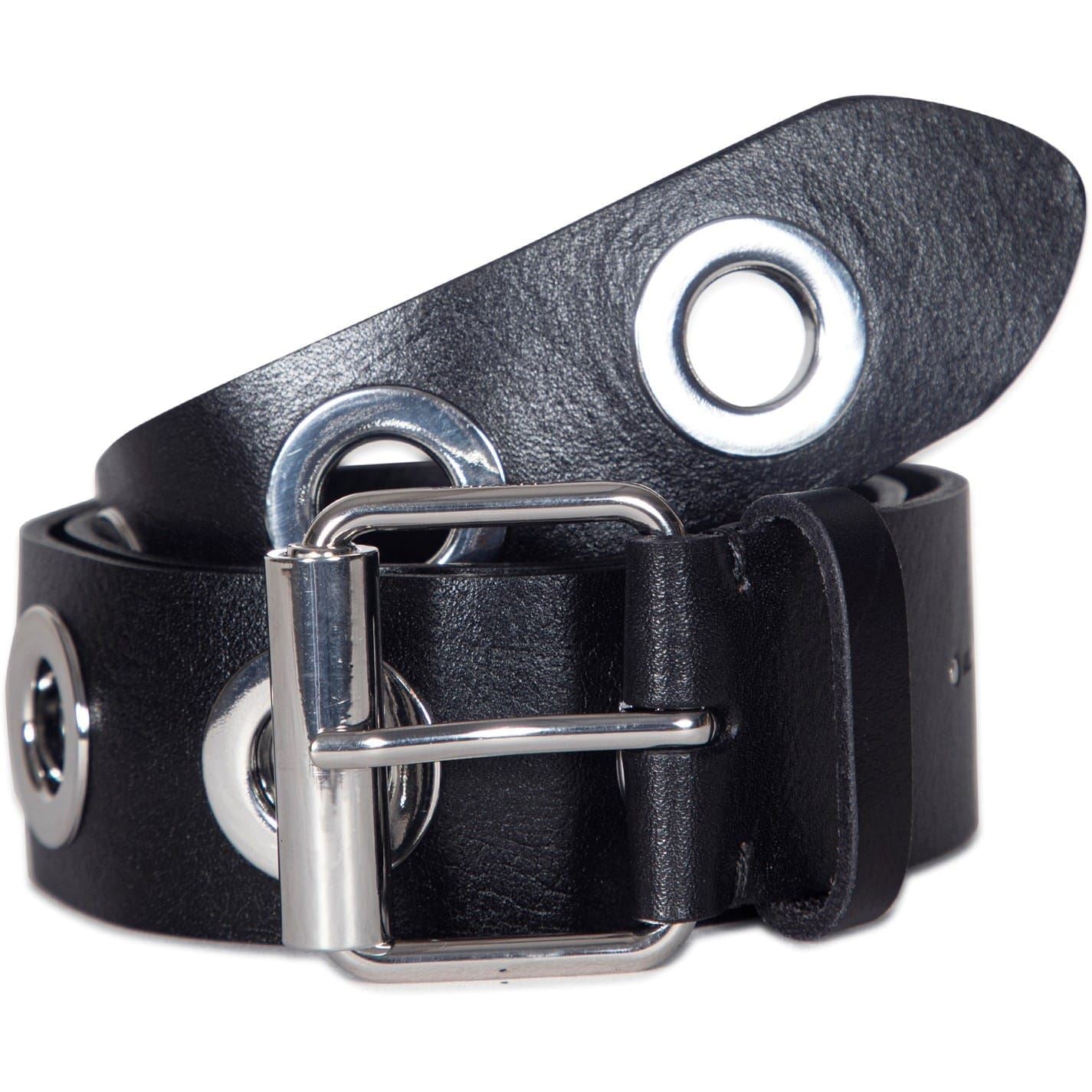 AllSaints 42mm Leather Eyelet Belt