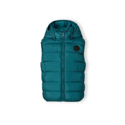 Minoti Boys Padded Gilet Detachable Hood Turquoise