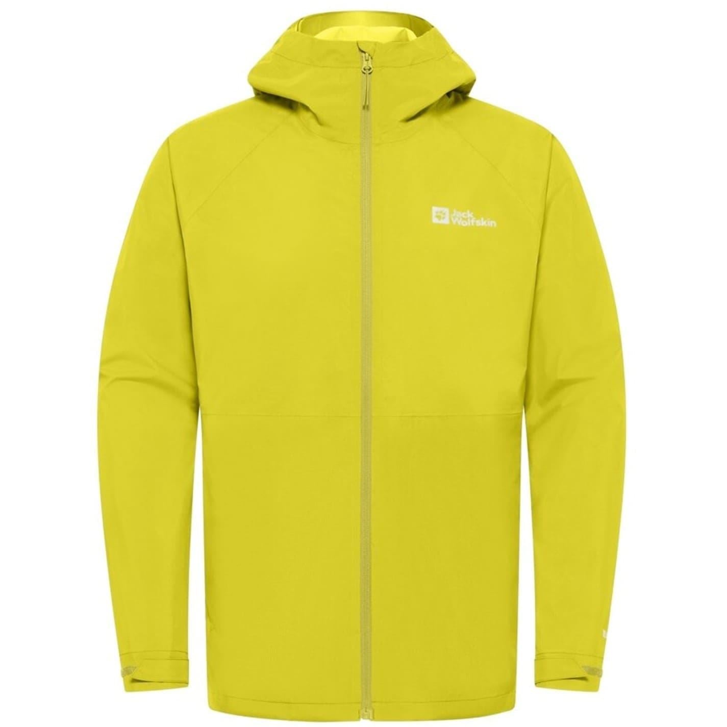 Jack Wolfskin Prelight Hooded Elasticated Cuff Rain Jacket