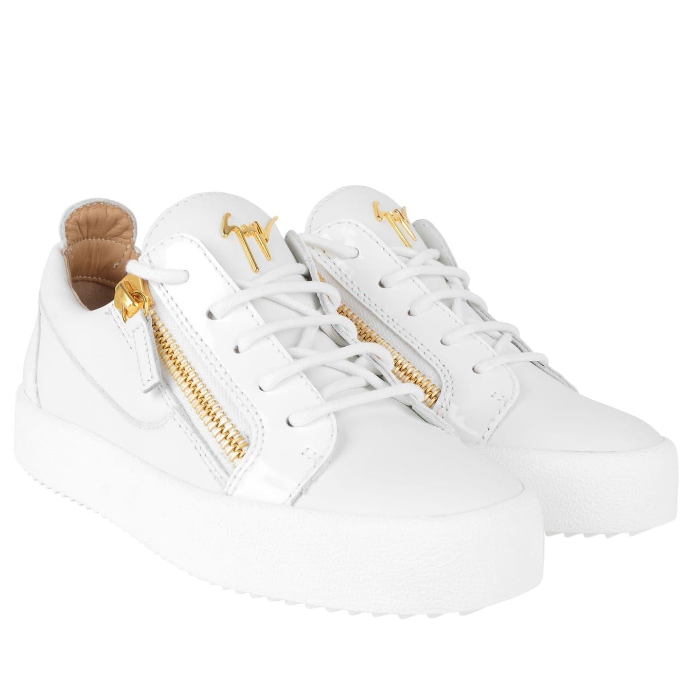 Giuseppe Zanotti May Leather Low Top Trainers