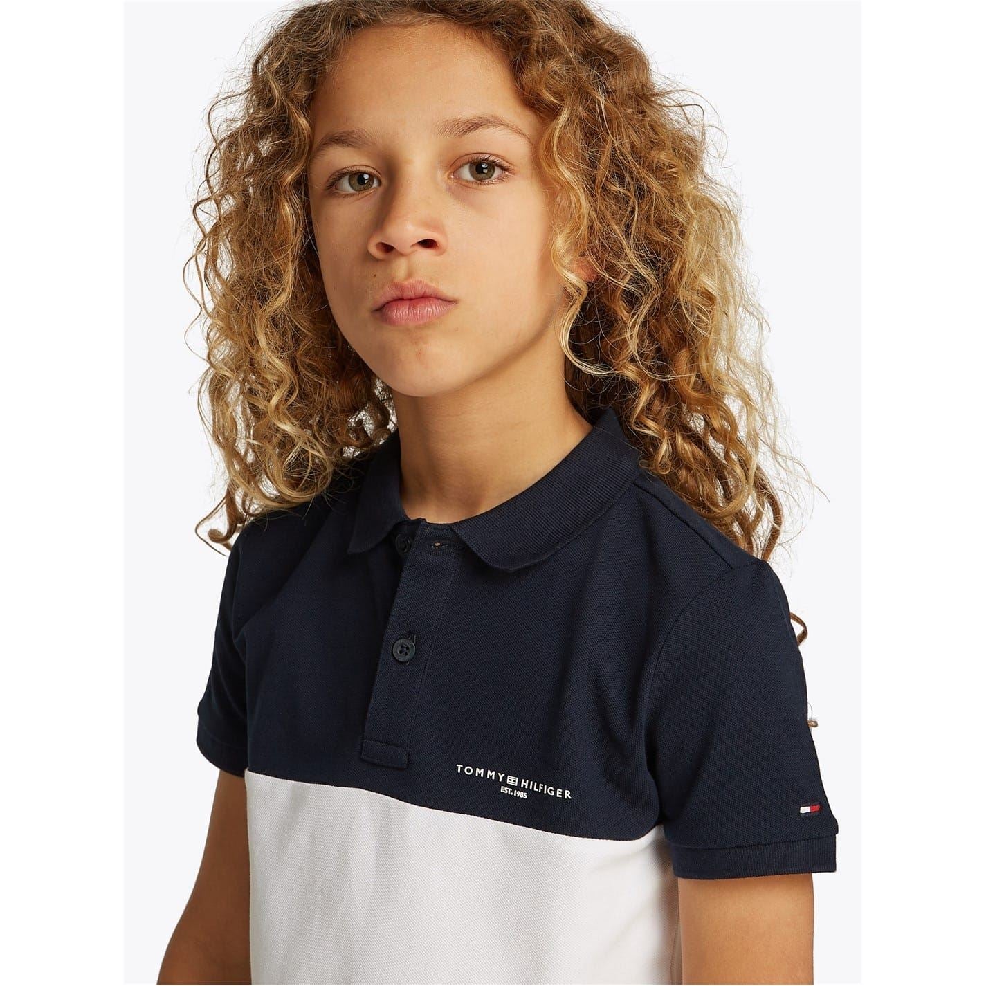 Tommy Hilfiger Mini Color Block Regular Fit Polo Shirt