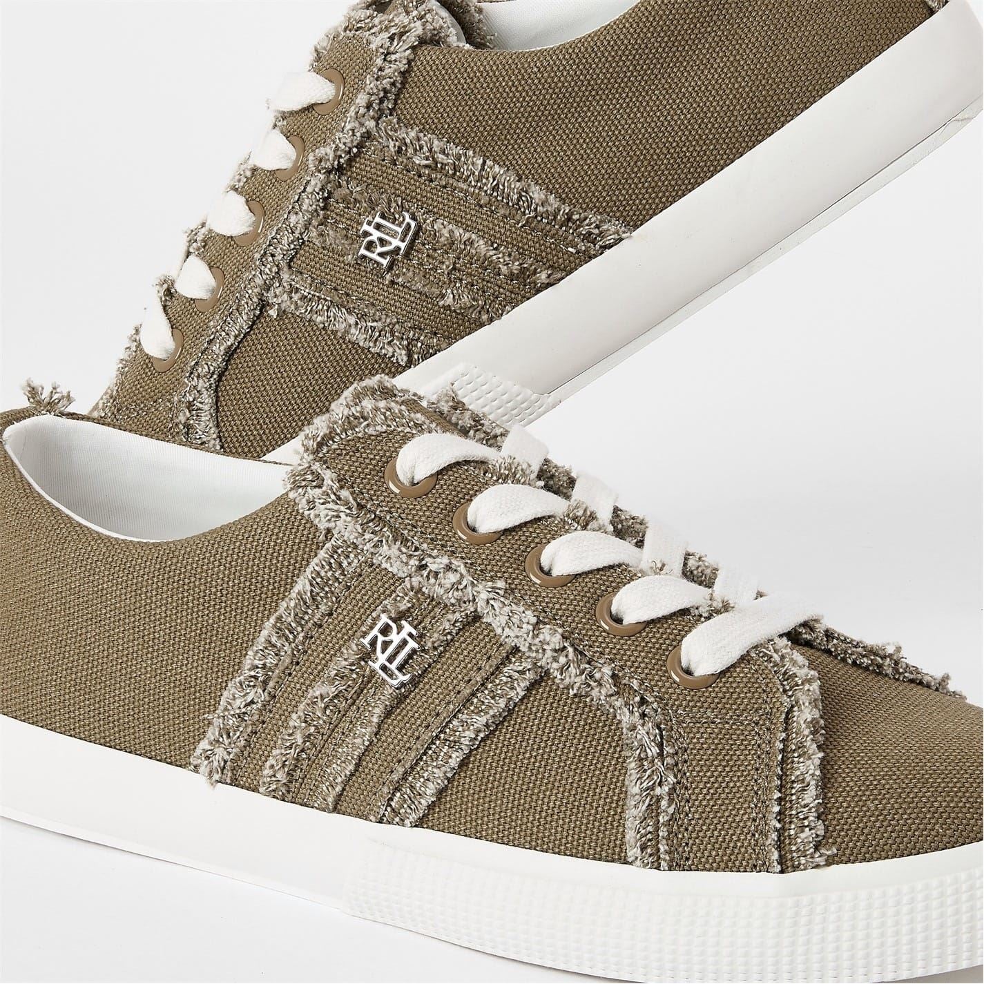 Lauren by Ralph Lauren Janson Leather Court Trainers