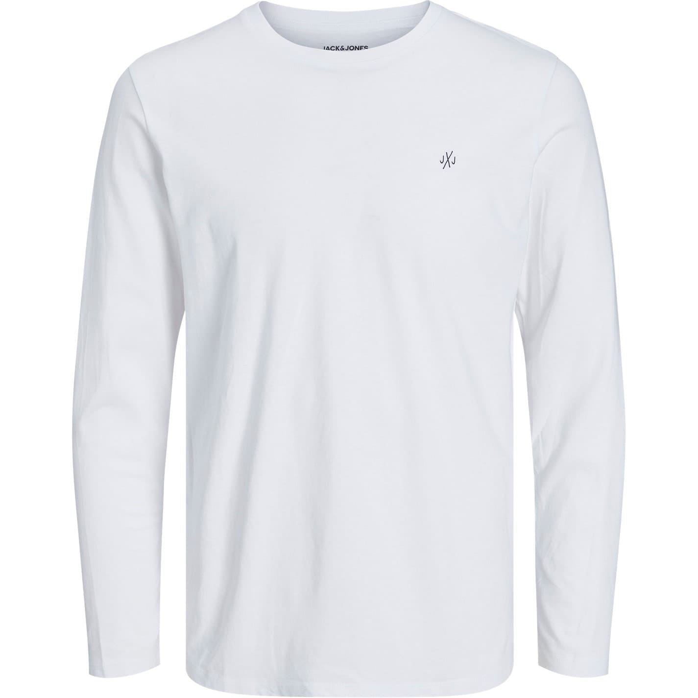Jack and Jones Crew Neck Regular Fit Long Sleeve T-Shirt