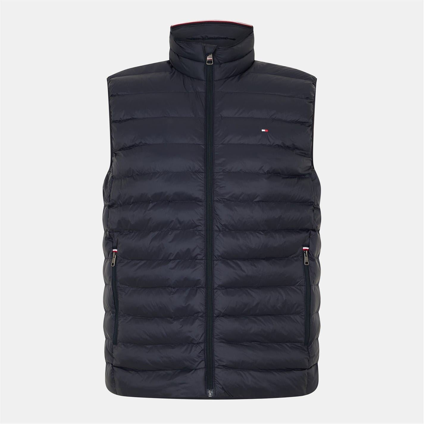 Tommy Hilfiger Core Packable Recycled Solid Patterned Gilet