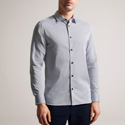 Ted Baker Alham Long Sleeve Fine Geo Stretch Shirt