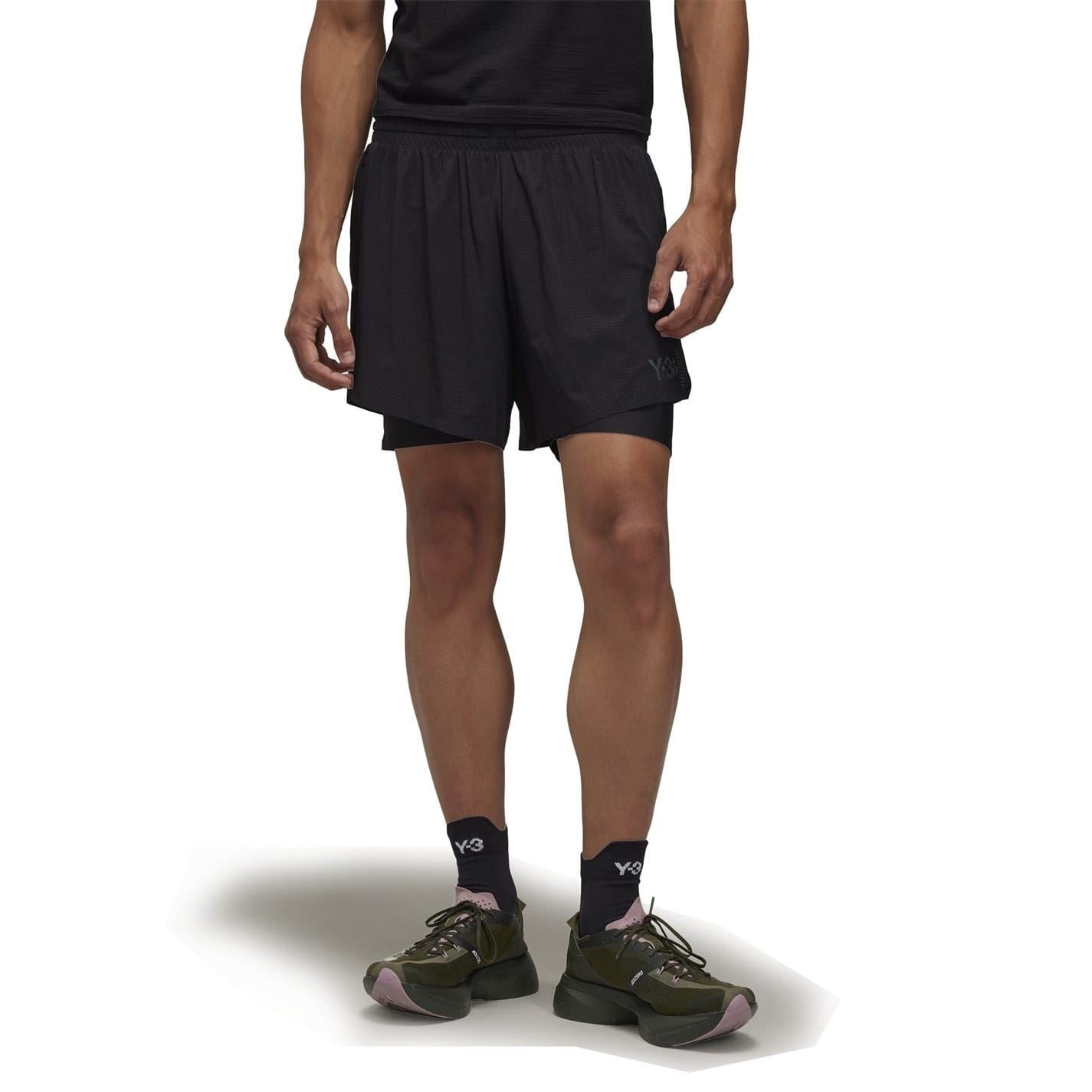 Y-3 Lined Athletic Shorts