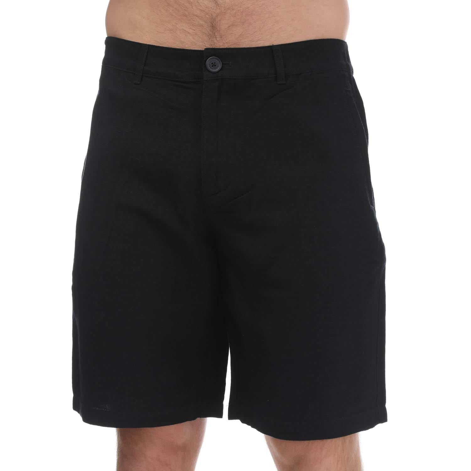 Armani Exchange Mens Linen Rayon Twill Shorts