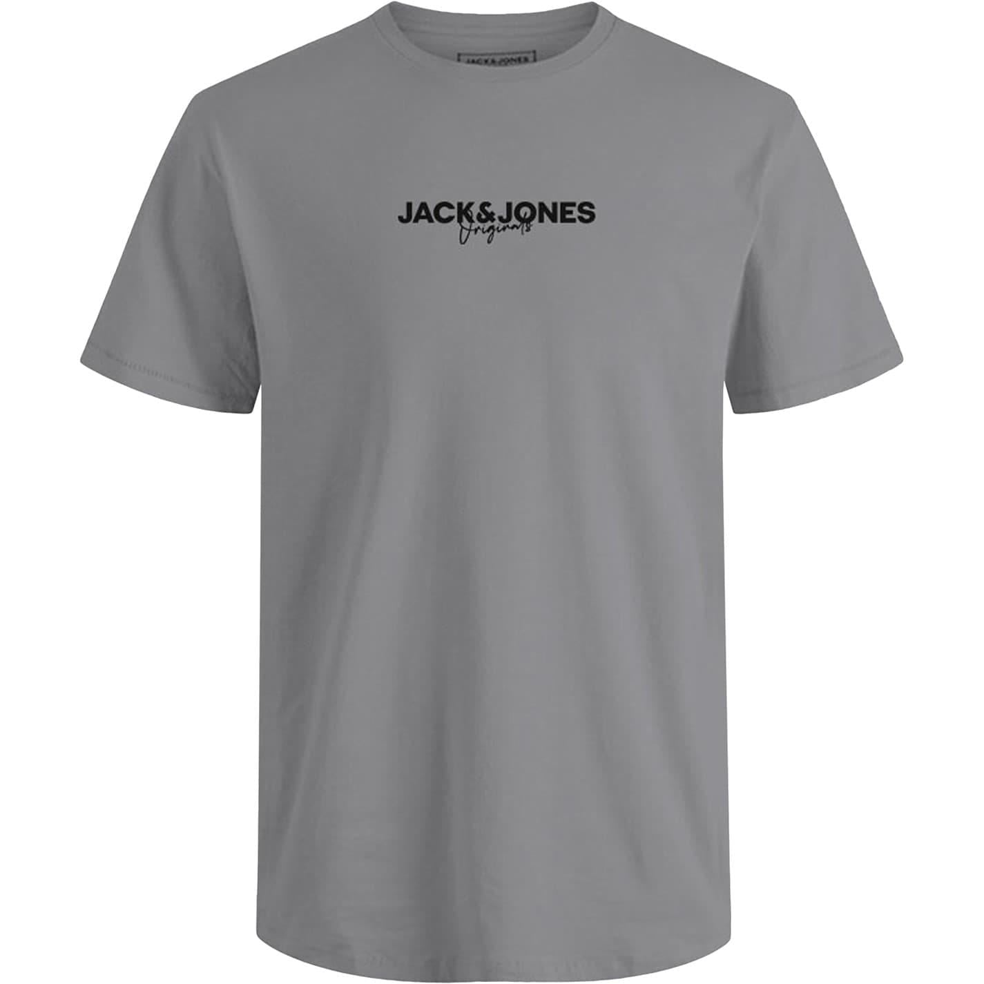 Jack and Jones Mens 5 Pack Short Sleeve T-Shirt