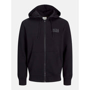 Jack and Jones Mens Logo Sweat Zip Hood
