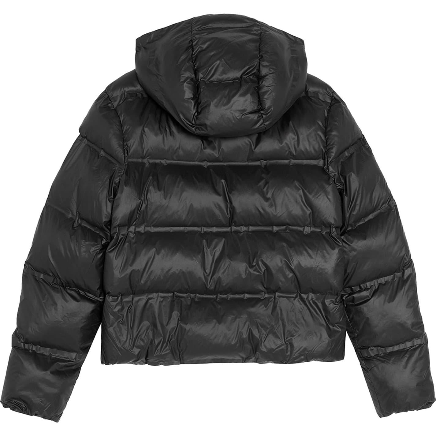 Lyle And Scott Solid Patterned Hooded Puffer Coat