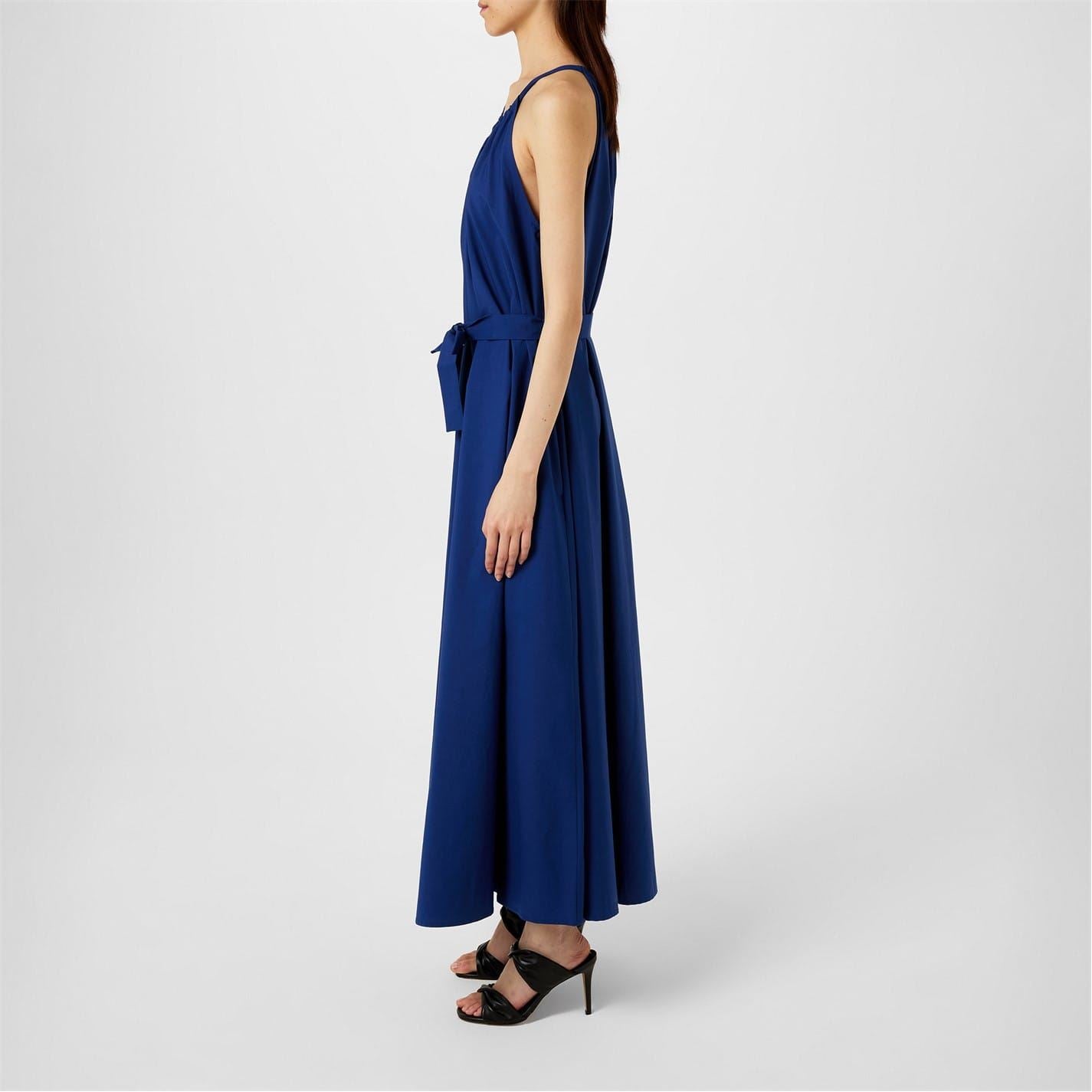 Max Mara Weekend Halter Neck Maxi A-Line Dress