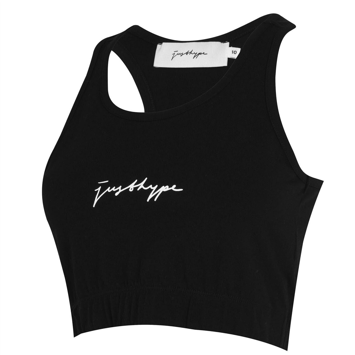 Hype Womens Black Signature Bralet