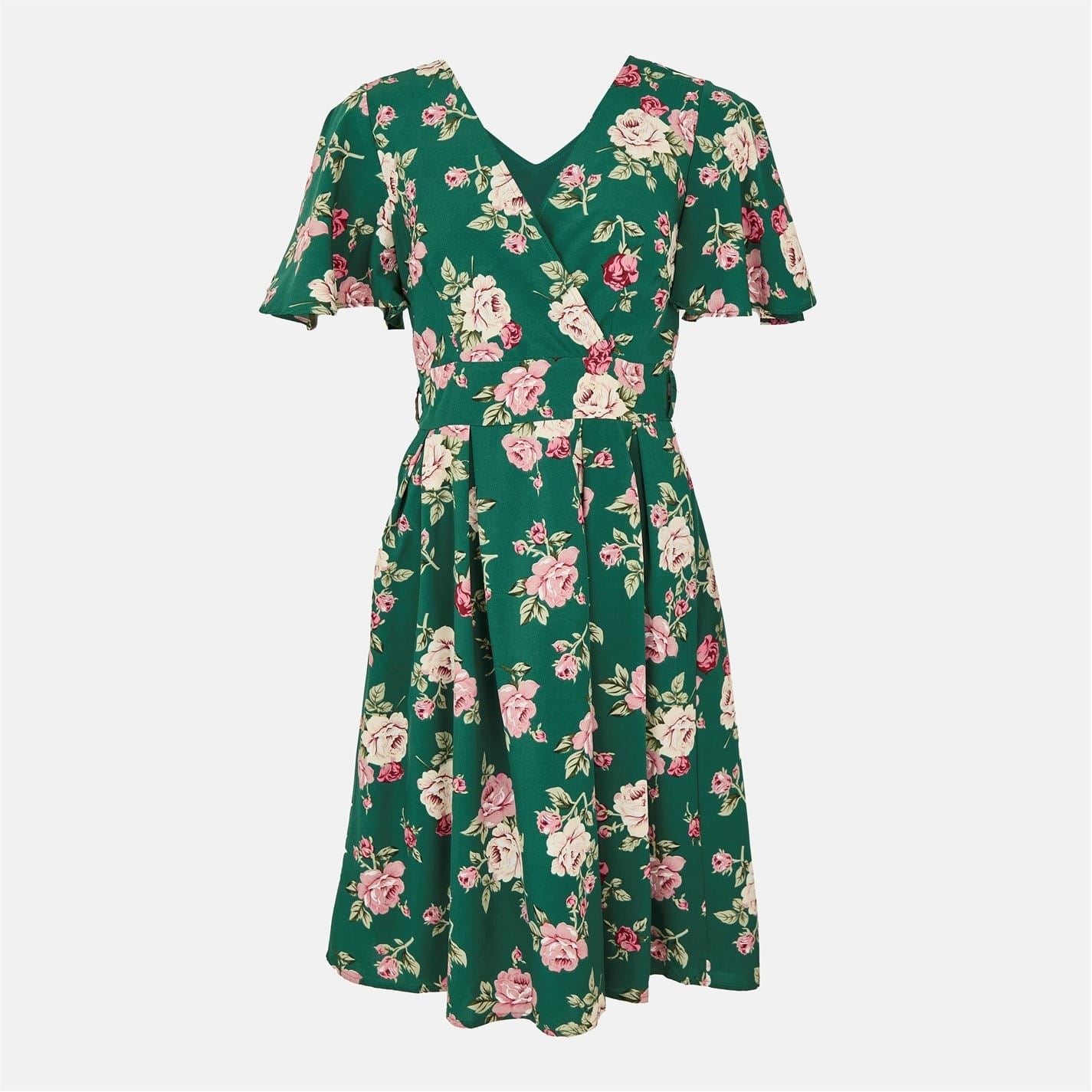 Mela London Floral Wrap Dress