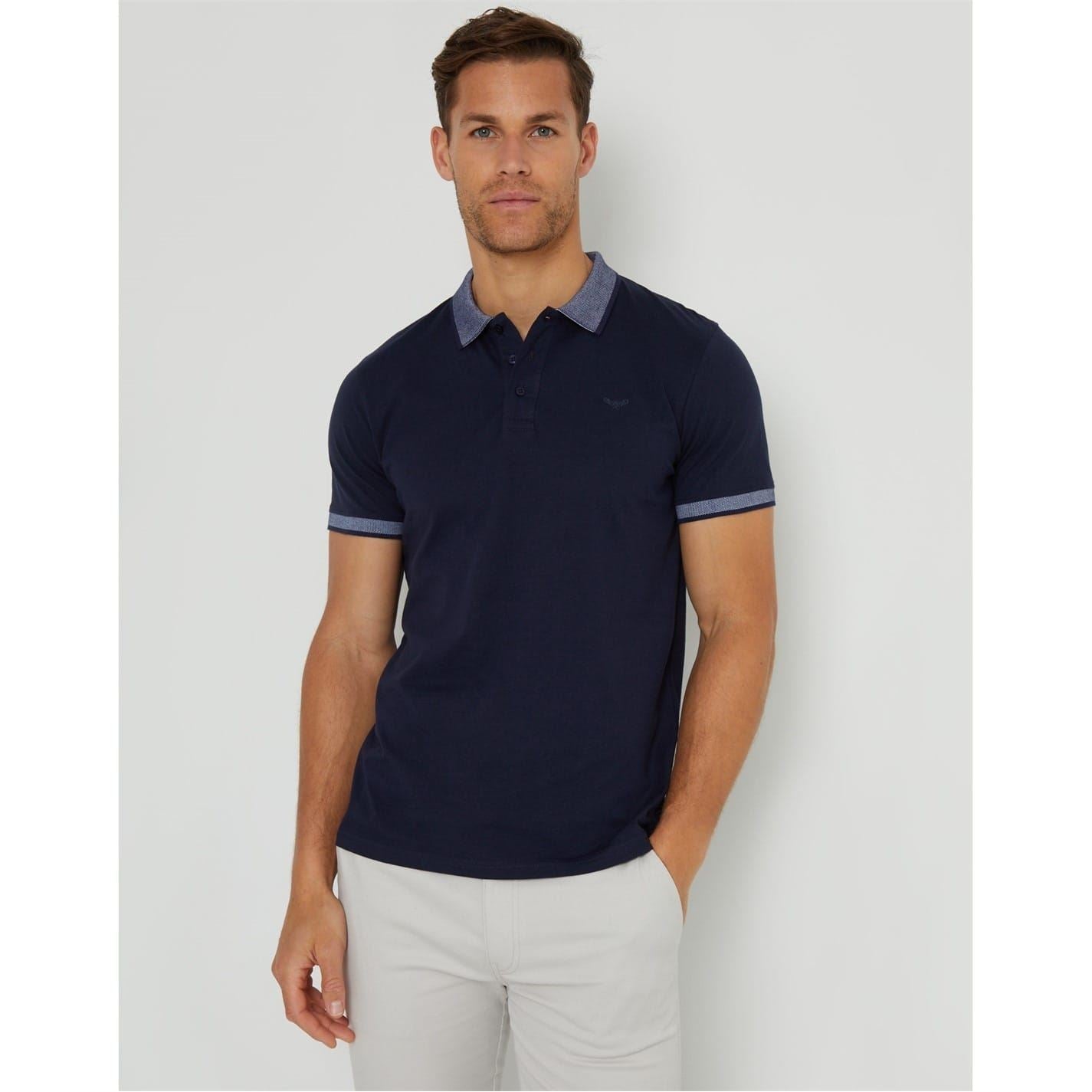 Threadbare Shandy Nocturnal Polo Shirt