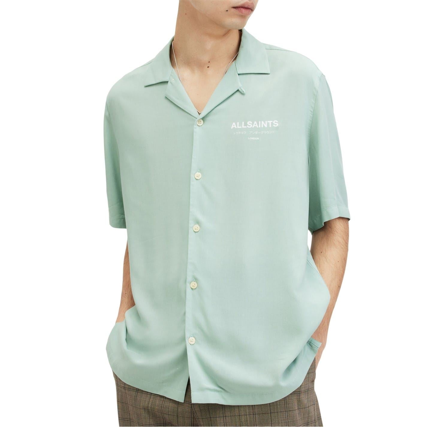 AllSaints Relaxed Fit Underground Short Sleeve Shirt