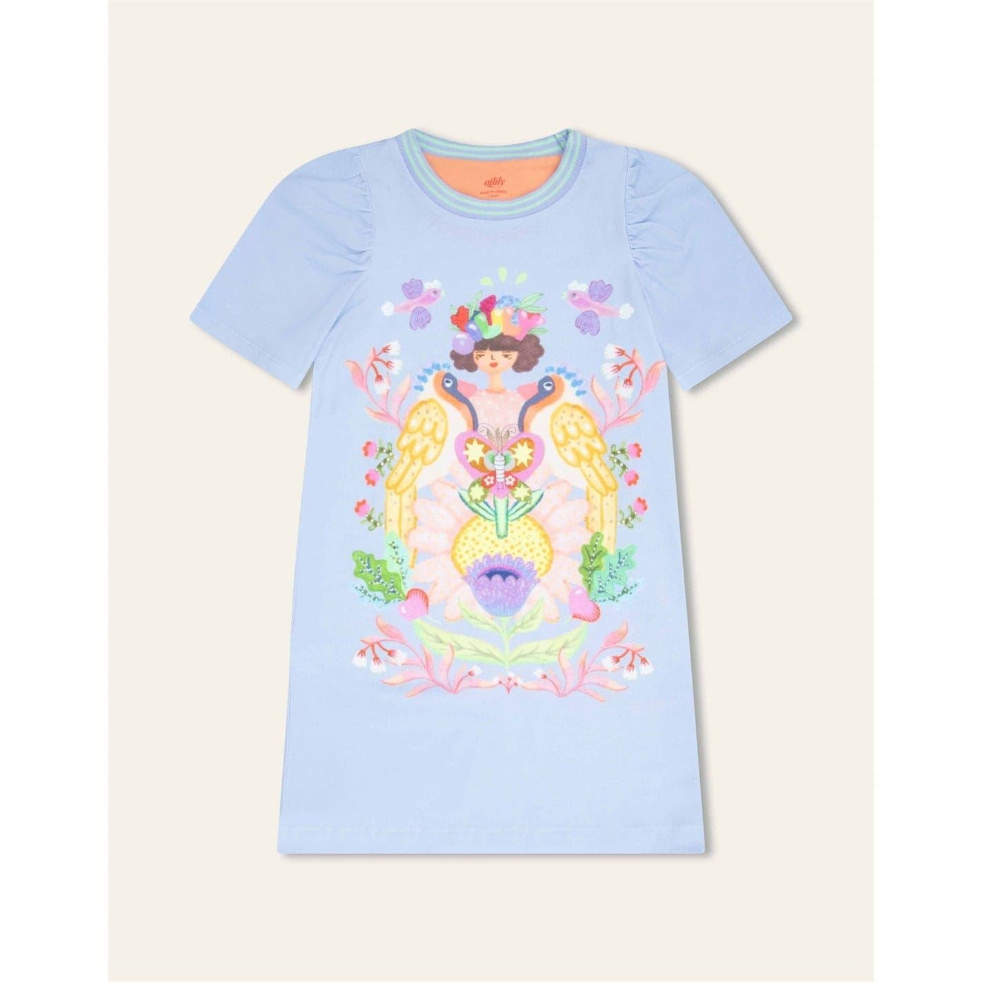 Oilily Crew Neck Jersey Dress