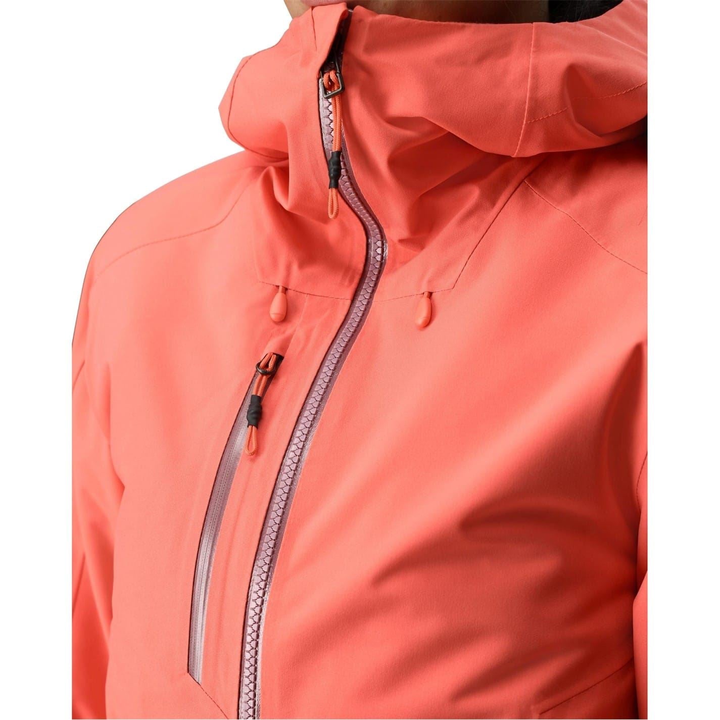Spyder Temerity Hooded Solid Patterned Ski Jacket