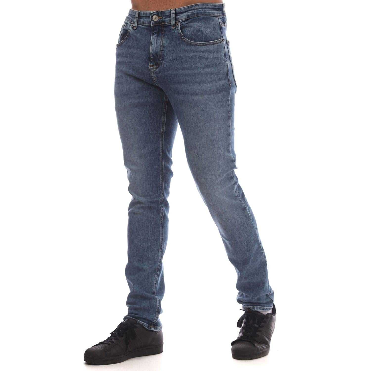 Tommy Hilfiger Scanton Flag Embroidery Slim-Fit Jeans