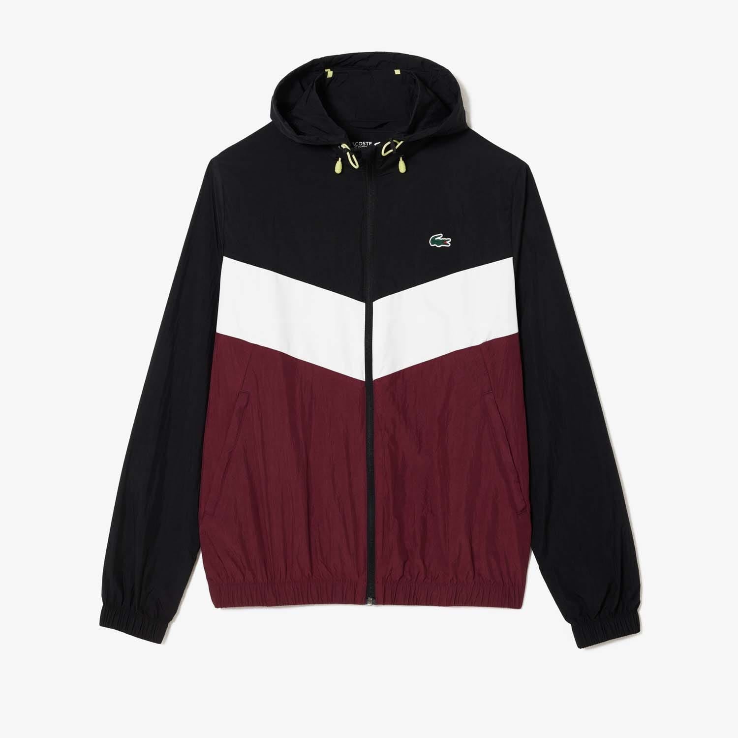 Lacoste Sport Water Resistant Packaway Zipped Jacket