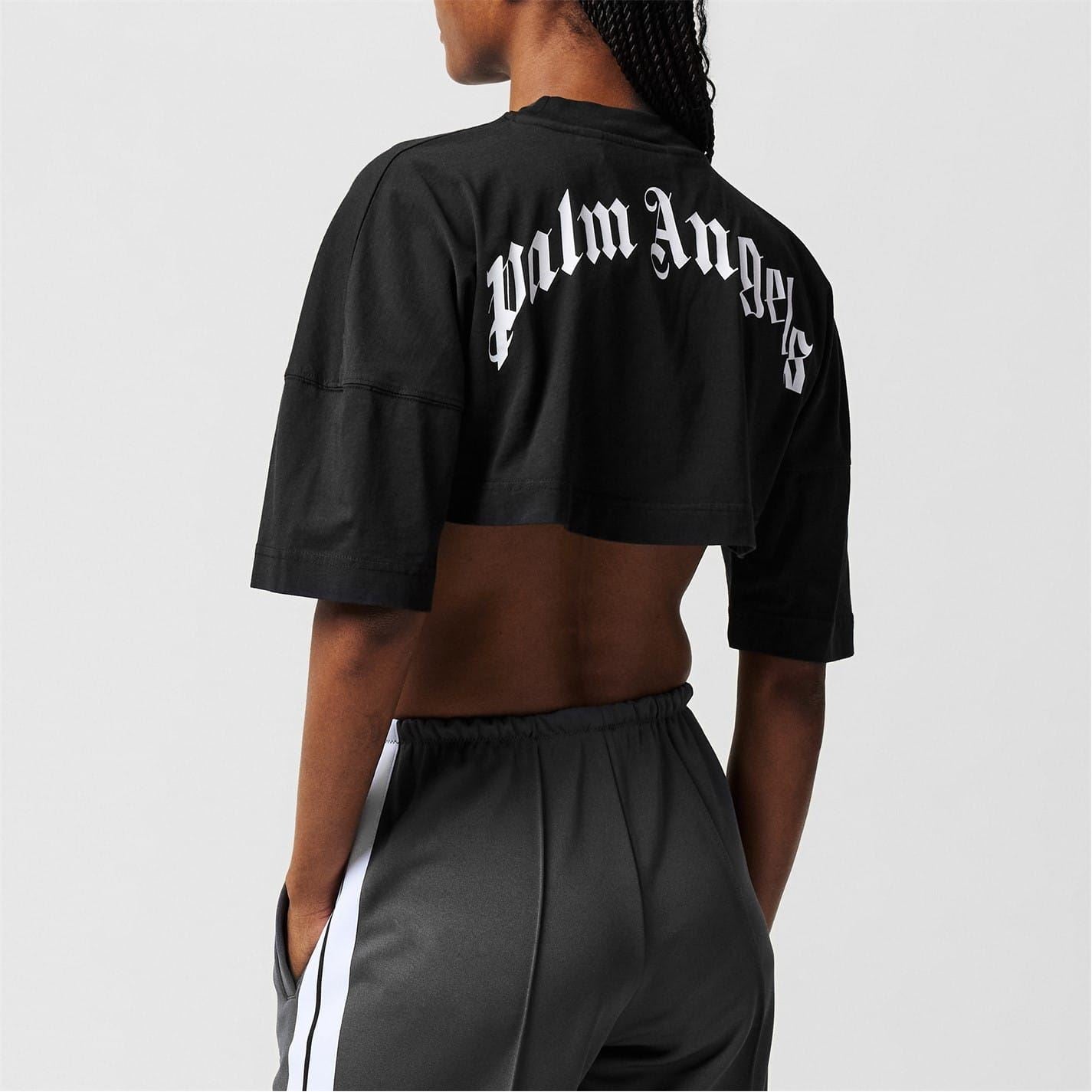 Palm Angels Logo Crop T-Shirt