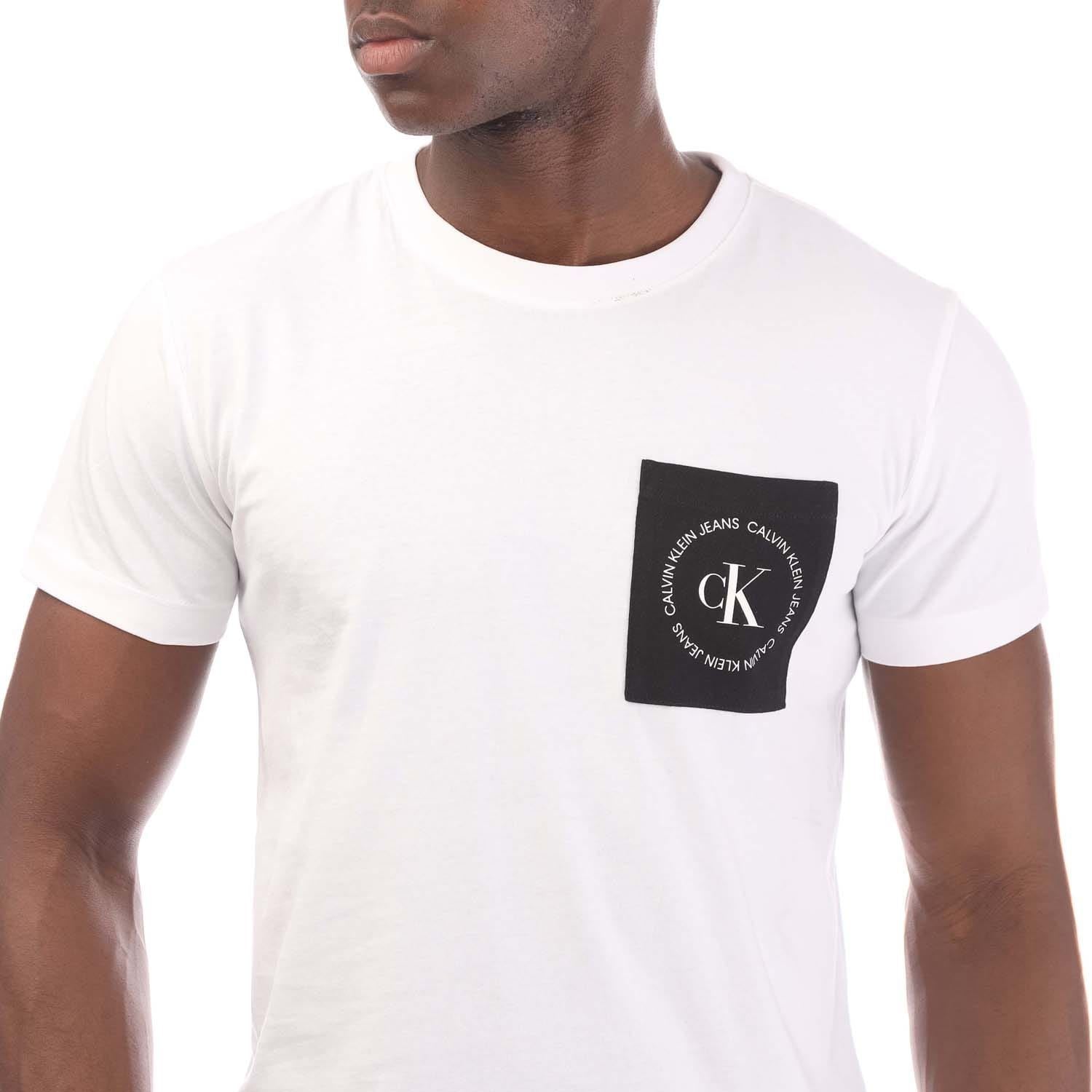 Calvin Klein Round Logo Pocket T-Shirt