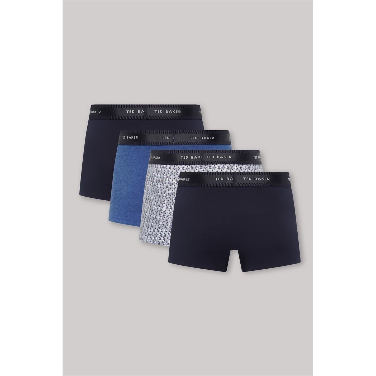 Ted Baker 4 Pack Plain Design Trunk