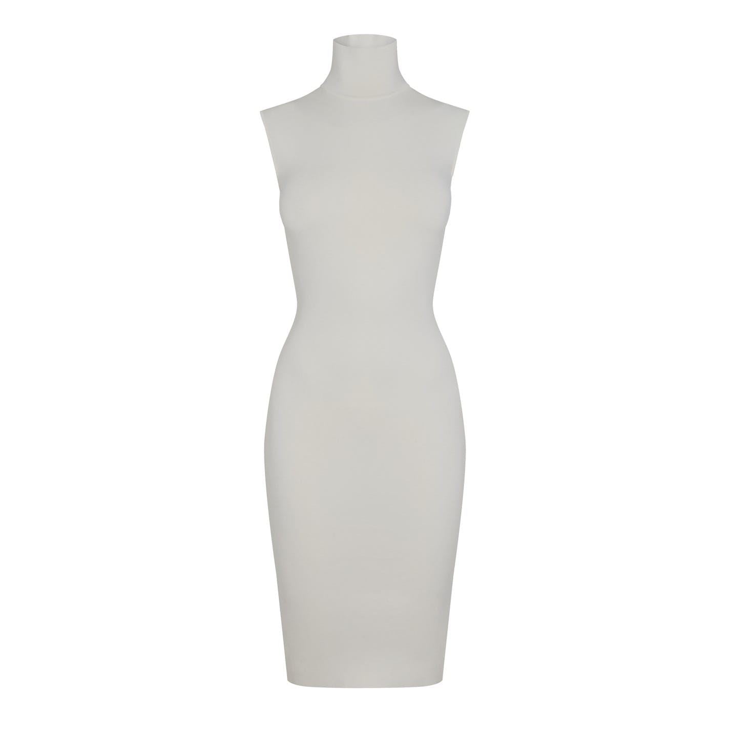 VETEMENTS Vete Turtleneck Midi Bodycon Dress