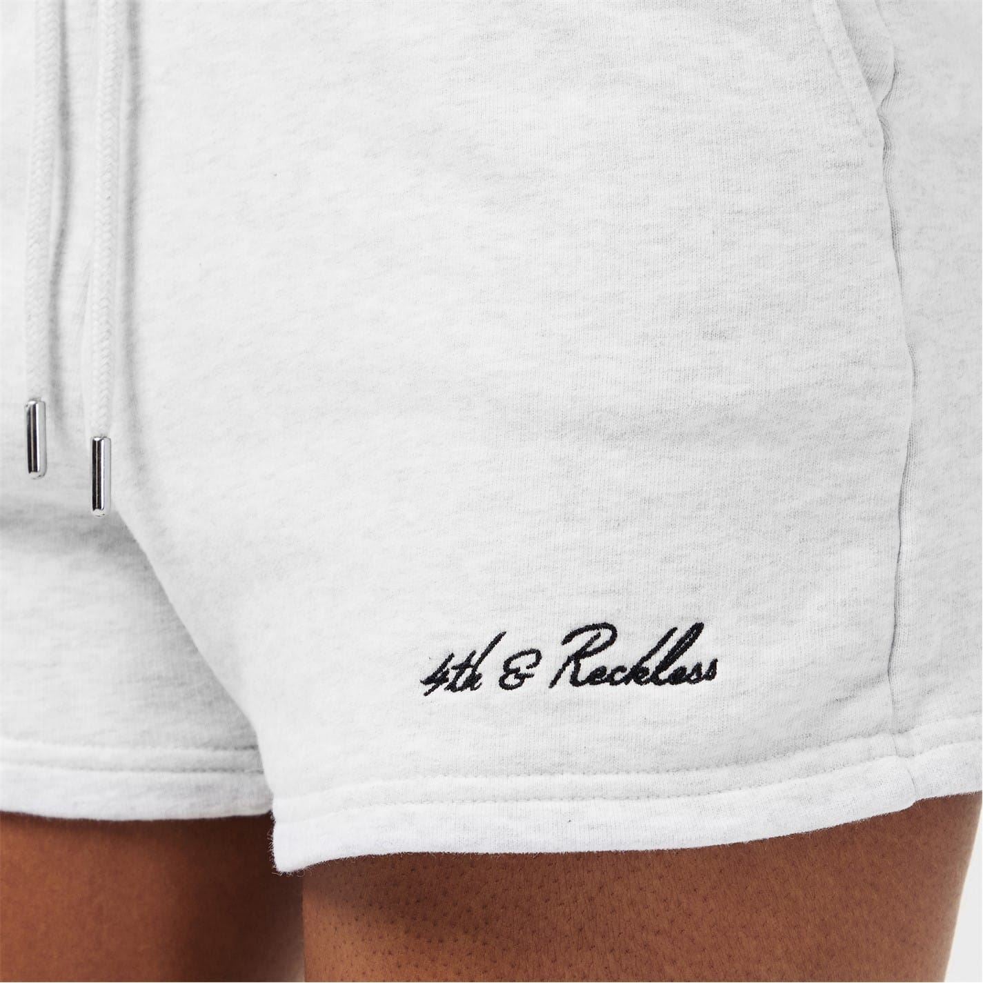 4th and Reckless Clover Bermuda Shorts with Elasticated Waistband