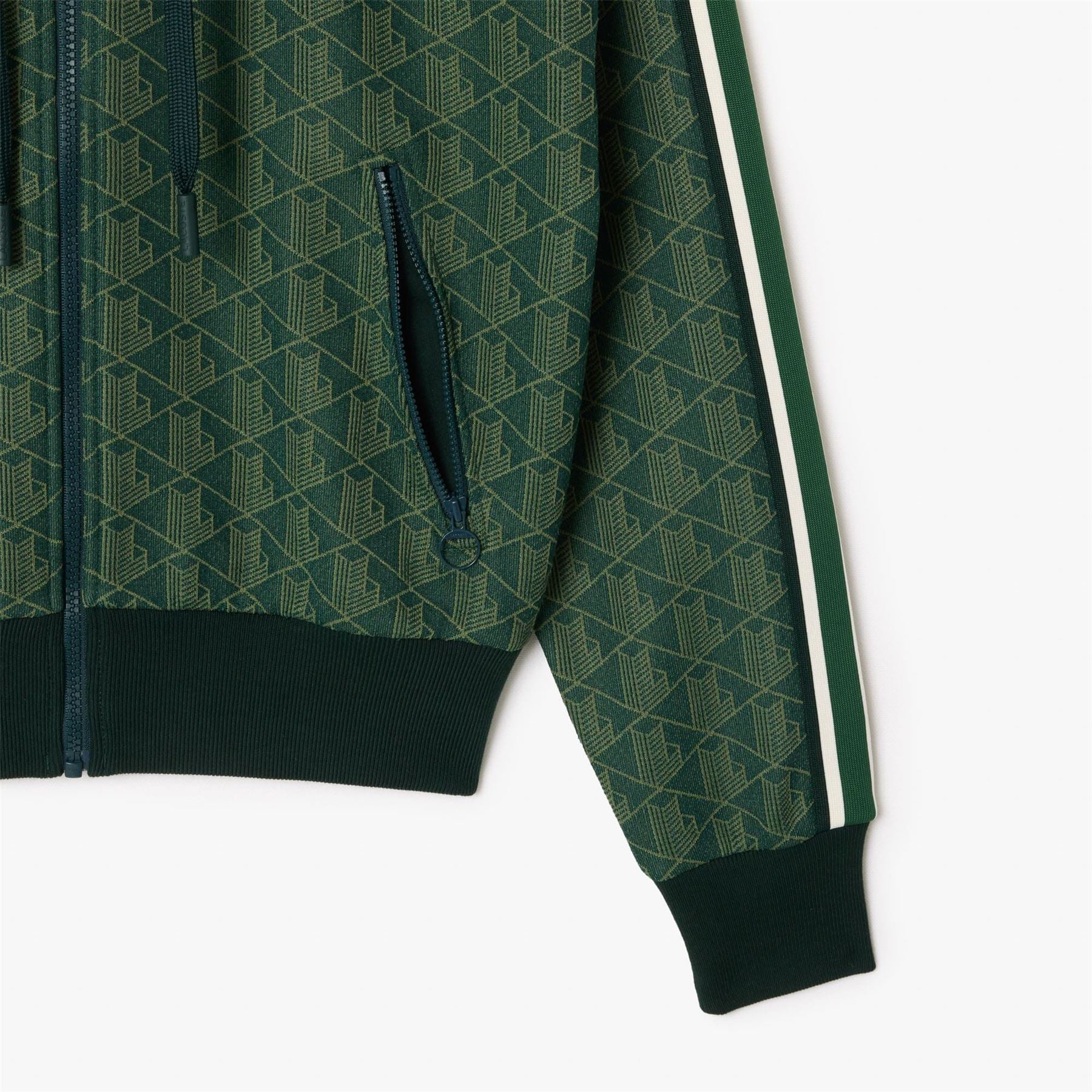 Lacoste Jacquard Monogram Hoodie