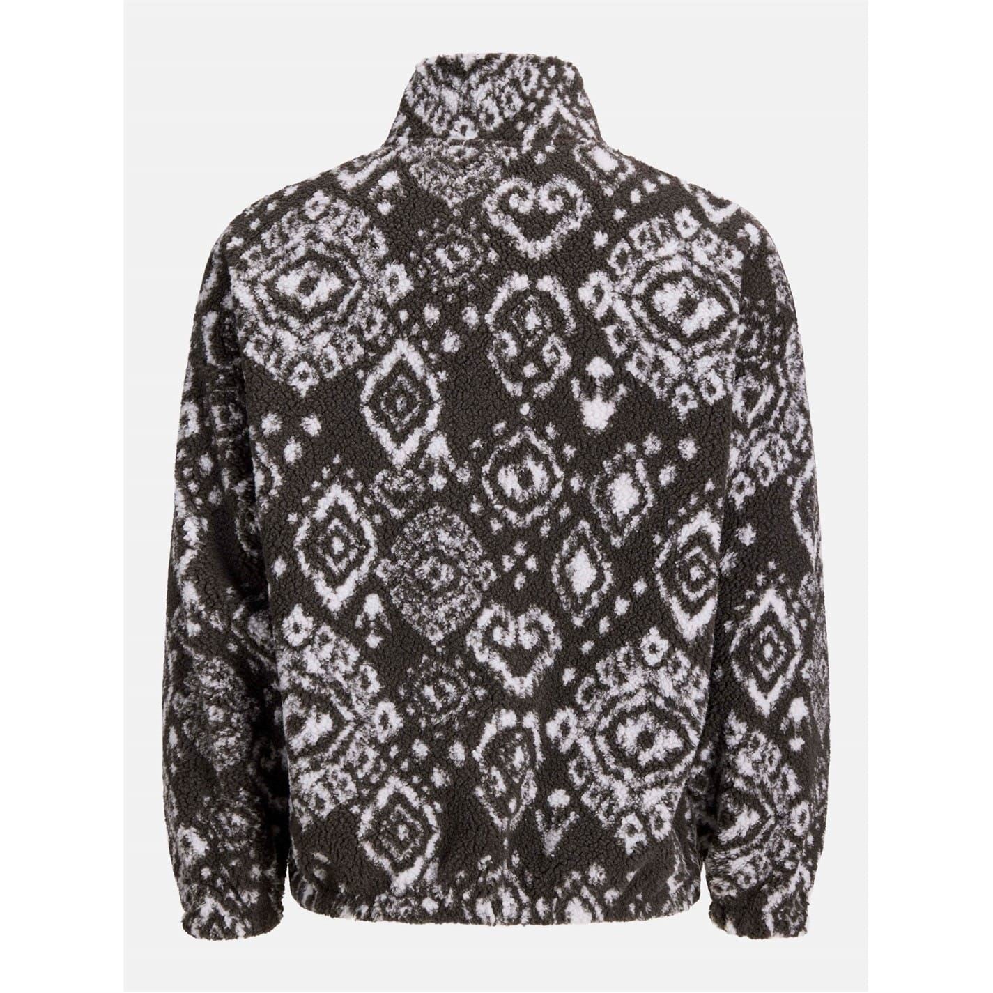 Jack and Jones Mens Paddy Teddy Half Zip Top