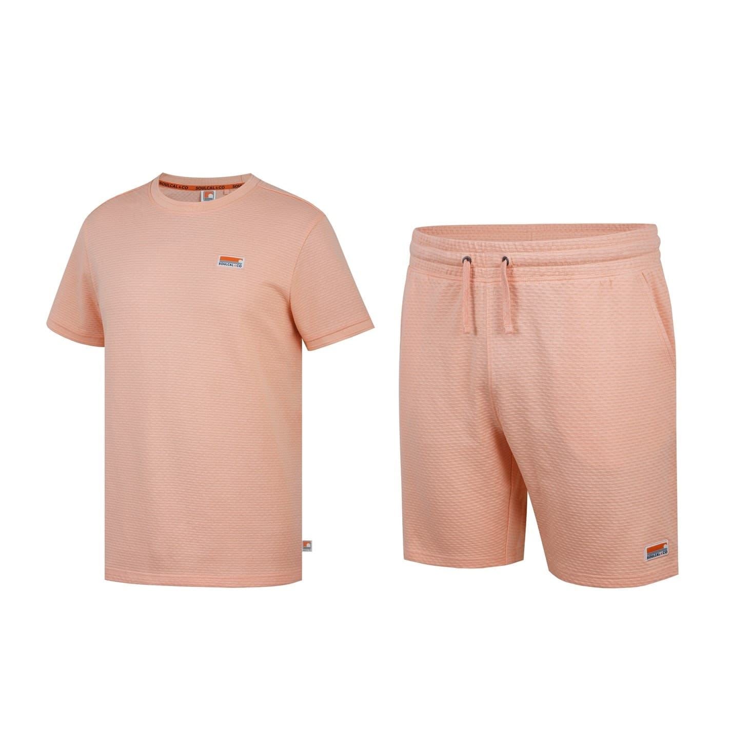 SoulCal Crew Neck Short Sleeve T-Shirt and Short Set