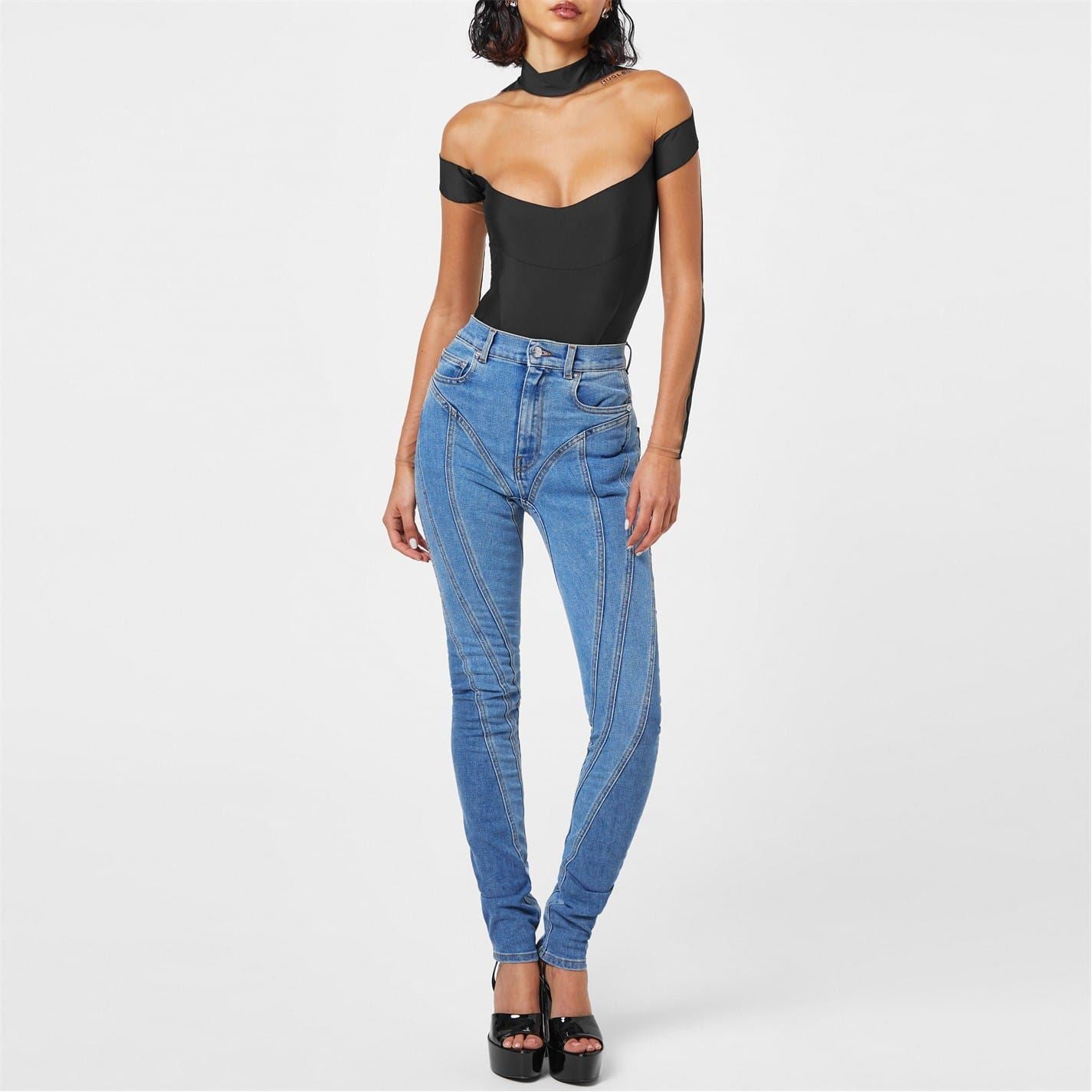 Mugler Spiral Jeans
