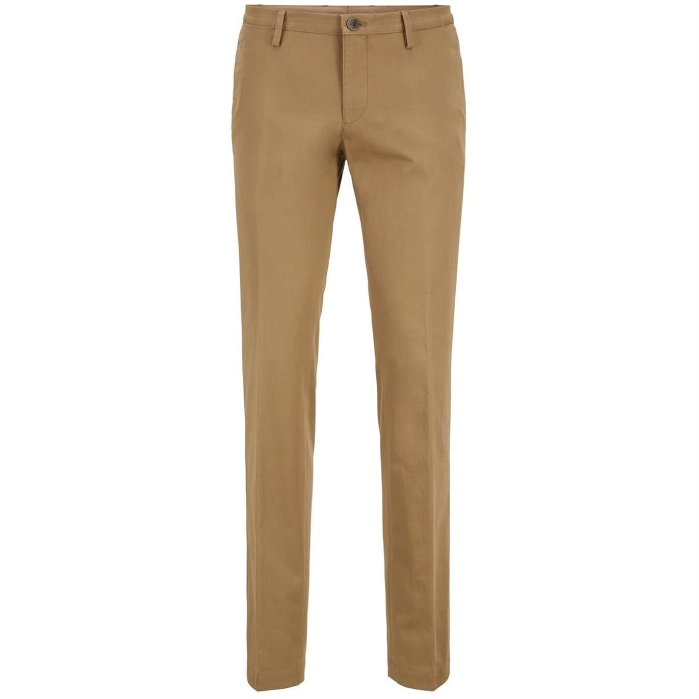 Boss Stanino Solid Patterned Straight Trousers