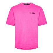 Palm Angels Logo Embroidered Cotton T-Shirt