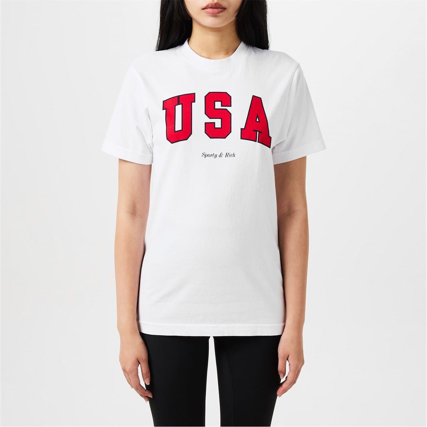 Sporty and Rich Usa Varsity T-Shirt