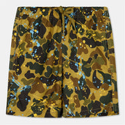 Palm Angels Camo Patterned Relaxed Fit Swim Short