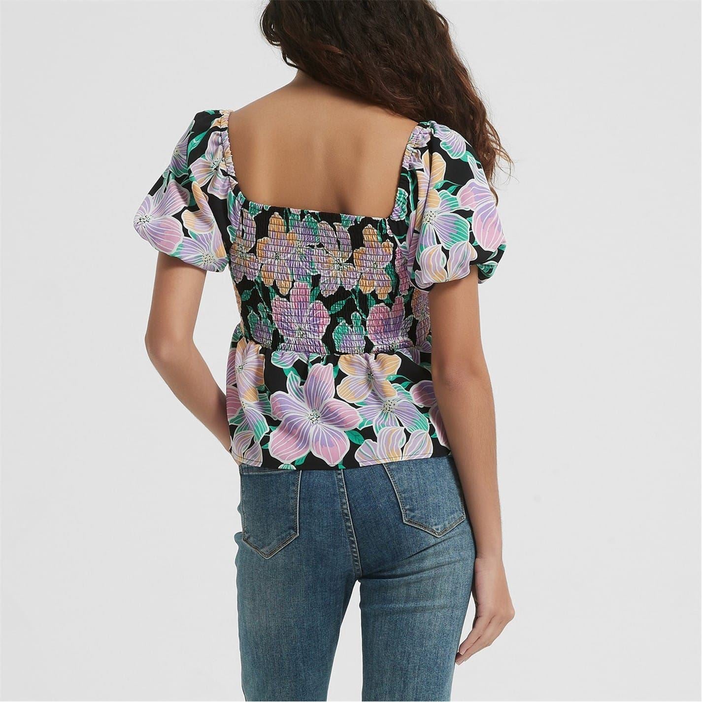 Be You Square Neck Relaxed Fit Blouse