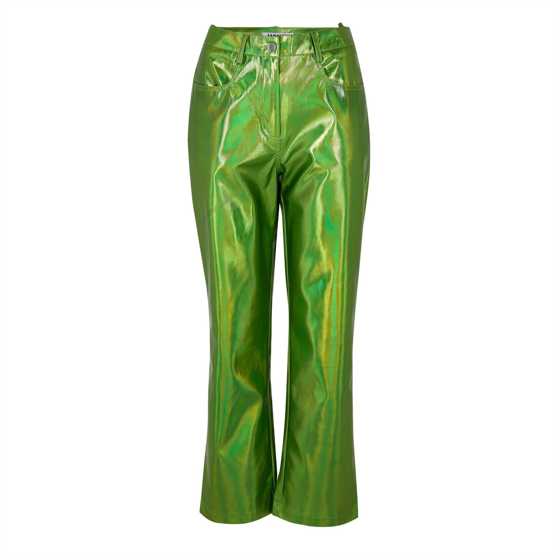 Amylynn Lupe Metallic Patterned Five Pocket Pants
