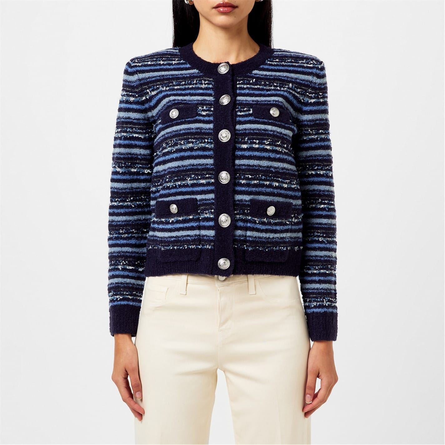 LAgence Woodson Knit Regular Fit Sweater