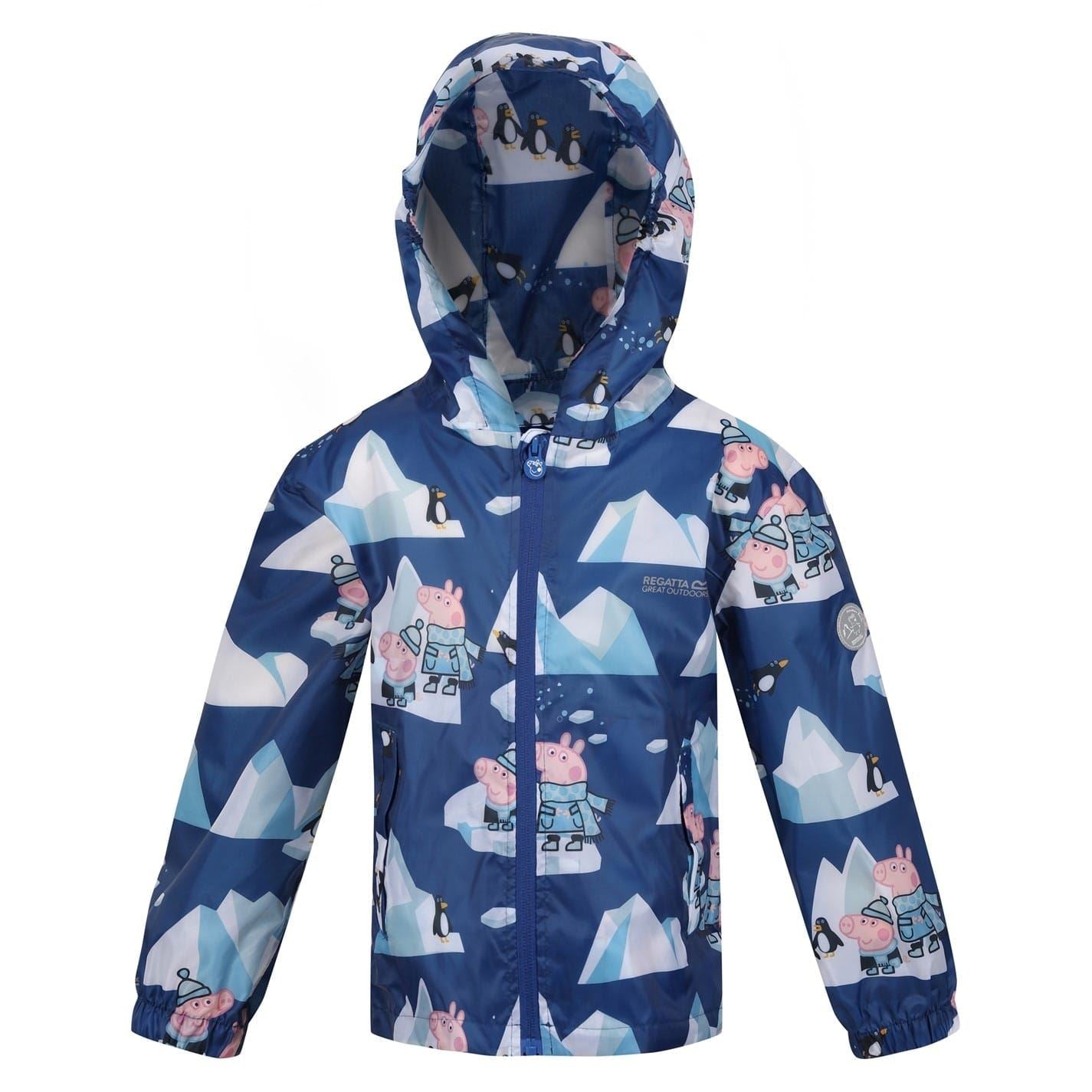 Regatta Pepa Polka Dot Hooded Rain Jacket