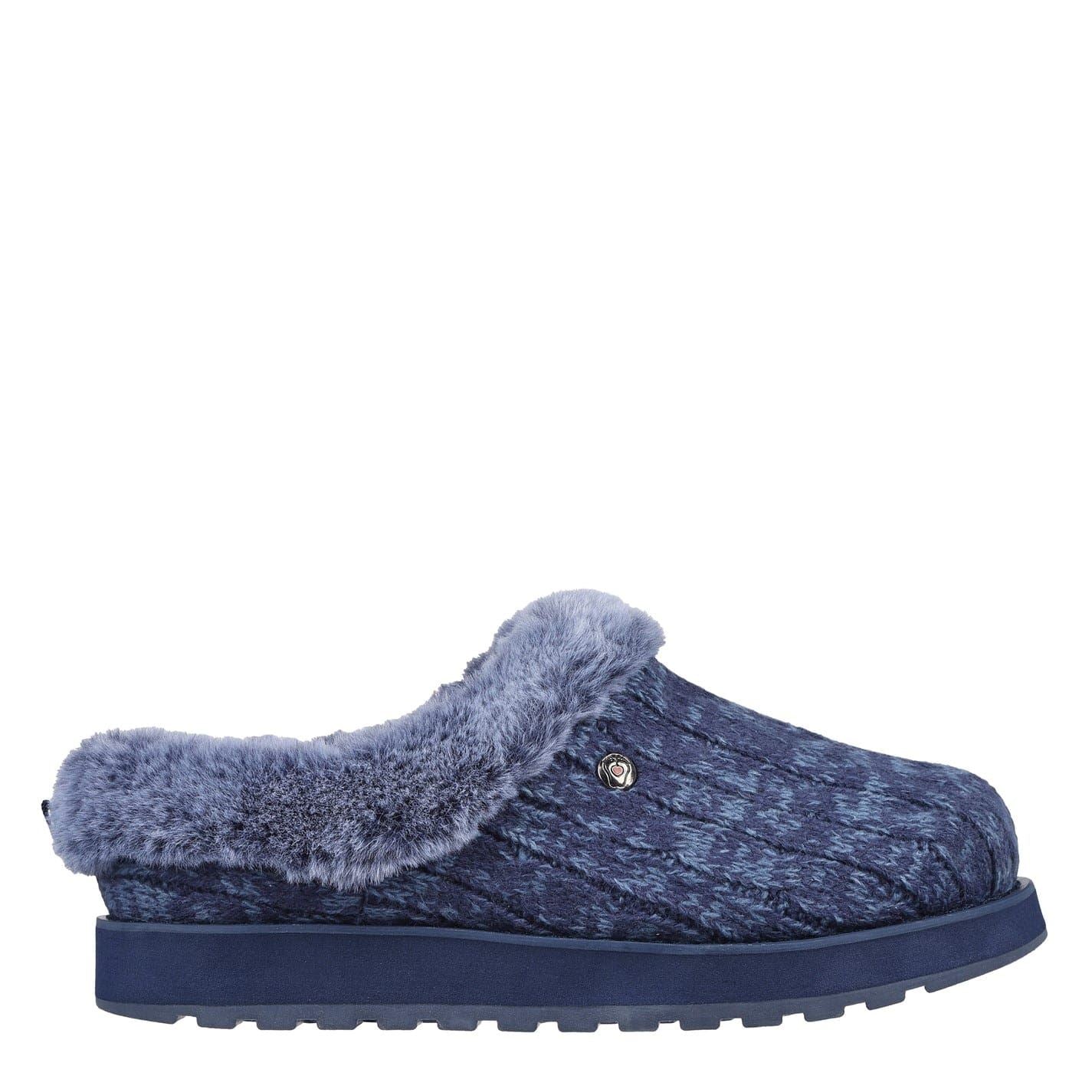 Skechers Keepsakes Ice Angel Ribbed Mule Slippers